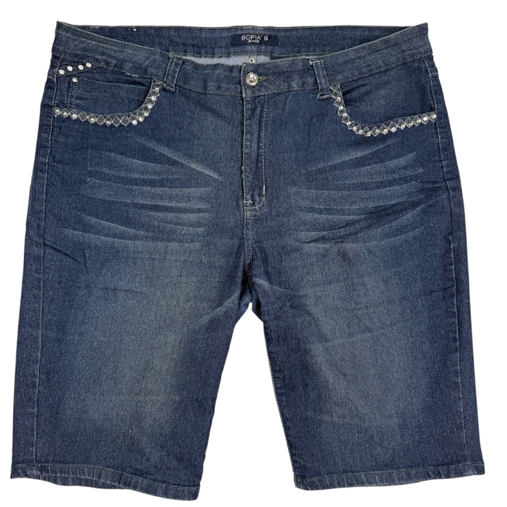 Y2K Women's Dark Blue Jean Shorts